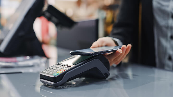 スマホ決済の機会の写真